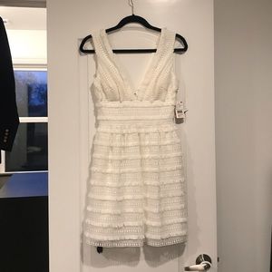 white lace dress